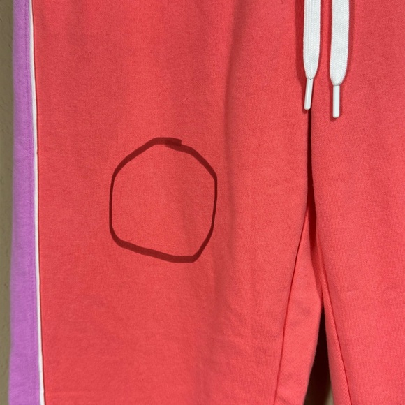 New PJ Salvage Women's "Perfect Match" Color Block Banded Jogger Lounge Pants S - Picture 11 of 13